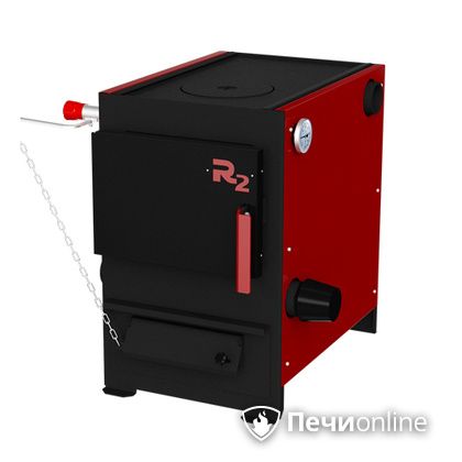 Твердотопливный котел Термокрафт R2 9 кВт конфорка термометр круглый выход в Нефтеюганске
